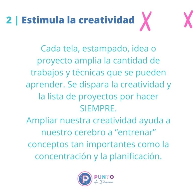 Beneficios de la costura