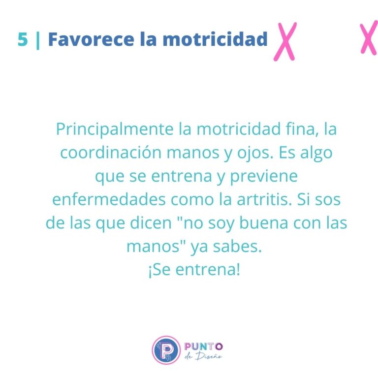 Beneficios de la costura